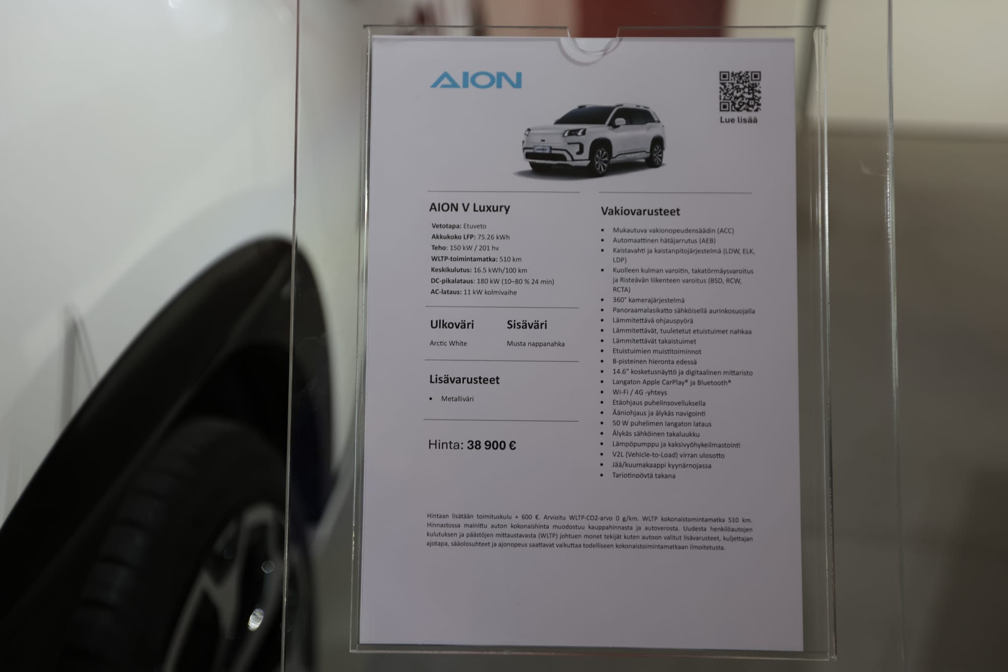 Inchcape tuo GAC AIONin Suomeen – täyssähköinen AION V avaa uuden luvun suomalaisilla automarkkinoilla