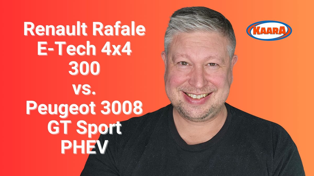 Vertailussa ranskalaiset ladattavat hybridit: Renault Rafale E-Tech 4x4 300 vs. Peugeot 3008 GT Sport PHEV