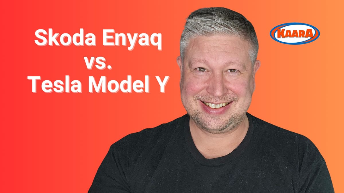 K ytettyjen S hk autojen K rkikaksikko Tesla Model Y Vs koda Enyaq 