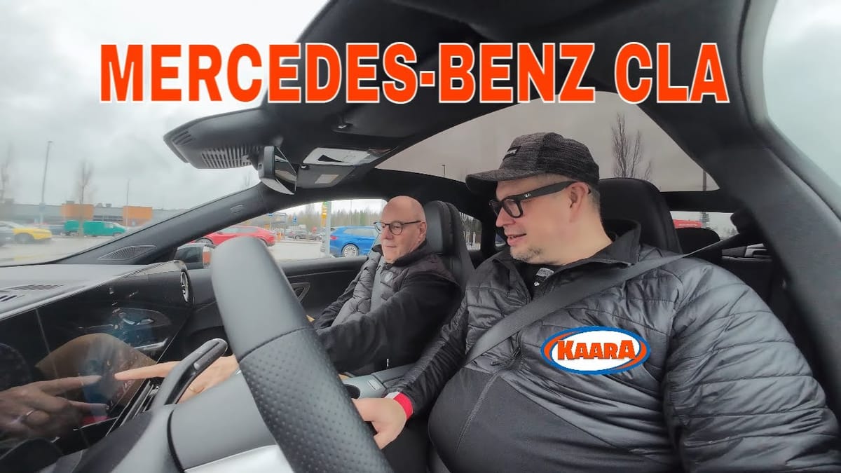 Uusi Mercedes-Benz CLA – ensikosketus Vuoden Auto Suomessa 2026 -ehdokkaaseen