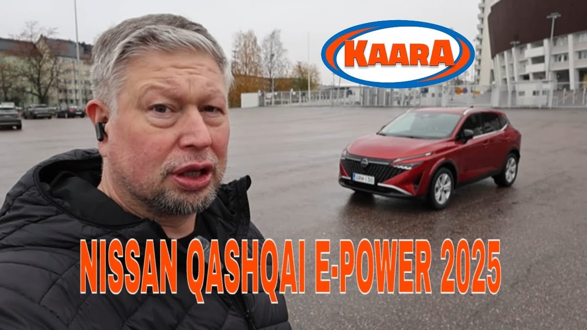 Koeajo: Nissan Qashqai e-POWER 2025 — sähköautoilun fiilis ilman latauskaapelia