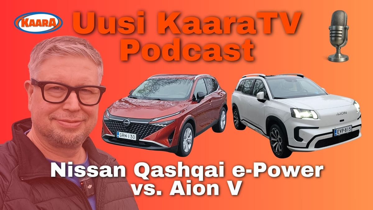 Vertailu: Nissan Qashqai e-Power vs. Aion V – kumpi vie voiton järkiautoilijan sydämessä?