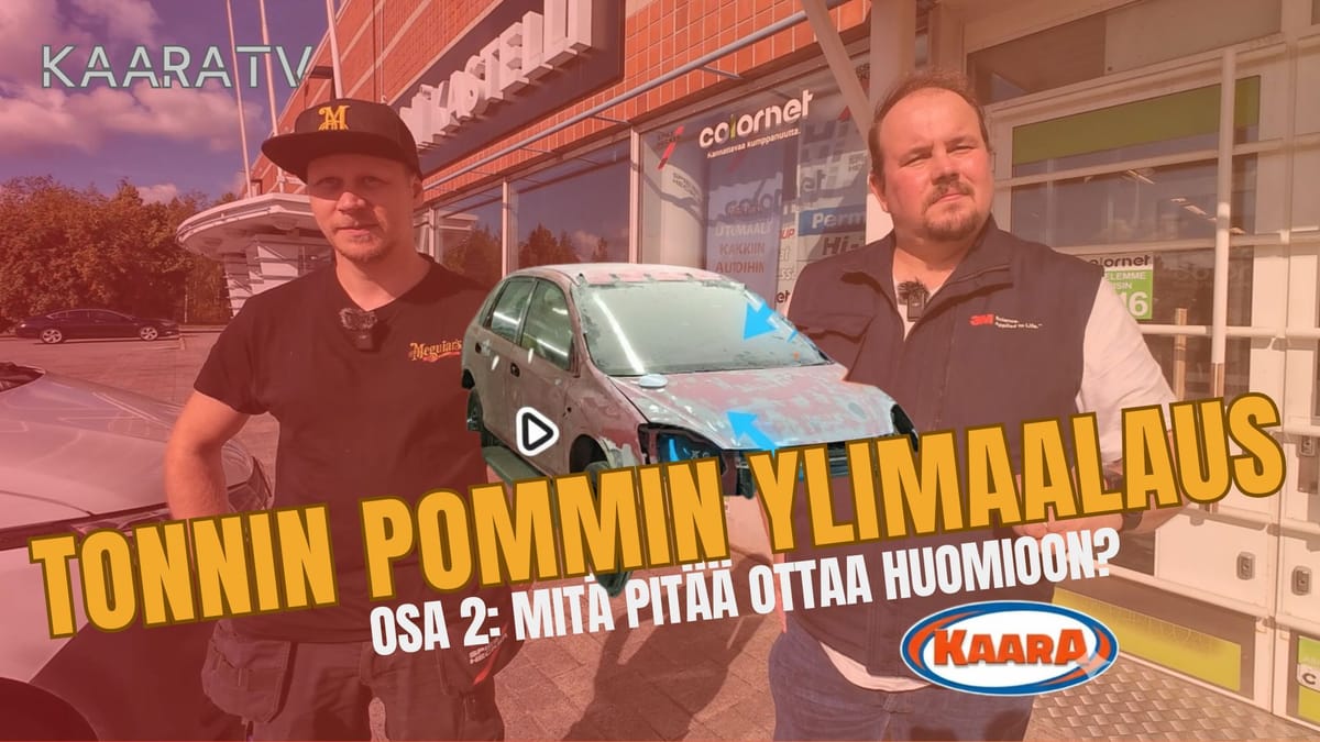 Auton ylimaalaus -sarja, osa 2: Näin teet ammattitason pohjatyöt harrastajabudjetilla