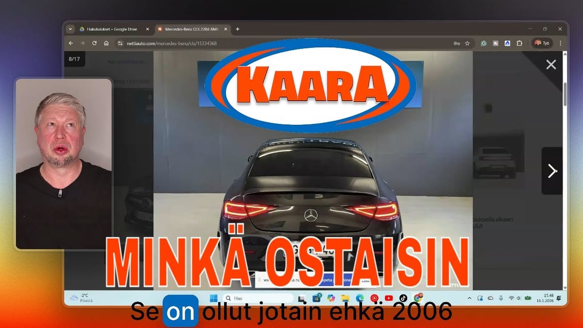 Diesel-auton osto 50 000 eurolla: Onko järkeä vai pelkkää tunnetta?