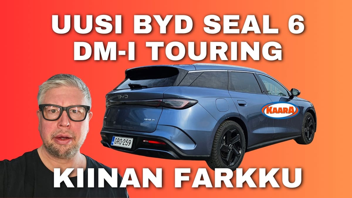BYD Seal 6 DM-i Touring: Kiinalainen haastaja, joka puhuu suomea (ja välillä vähän liikaakin)