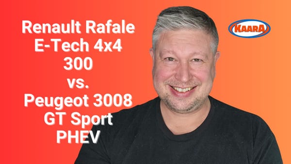 Vertailussa ranskalaiset ladattavat hybridit: Renault Rafale E-Tech 4x4 300 vs. Peugeot 3008 GT Sport PHEV