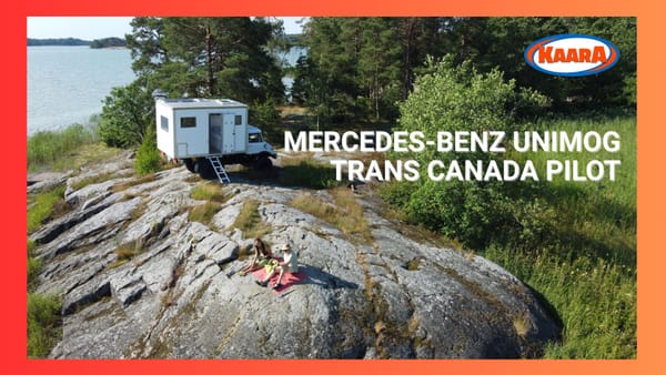 Mercedes-Benz Unimog Trans Canada Pilot – Herrasmiehen seikkailuauto, jolla voit ajaa vaikka maailman ympäri