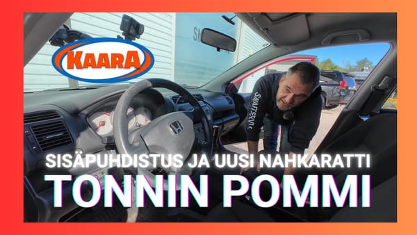 Honda Civic Tonninpommi – sisustan suuri muodonmuutos alkaa