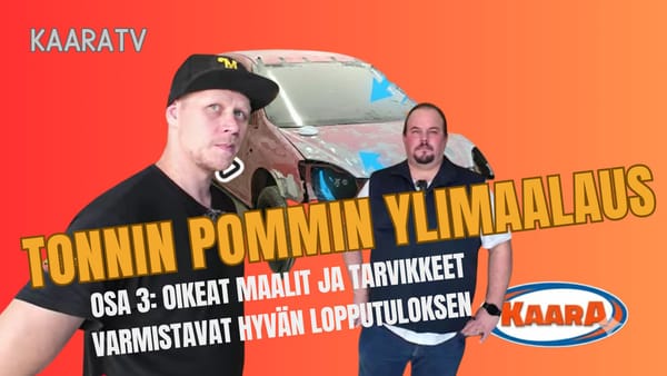 Auton ylimaalaus harrastajapohjalta: Osa 3 – Maalarin ostoslista ja ammattilaisten salaisuudet