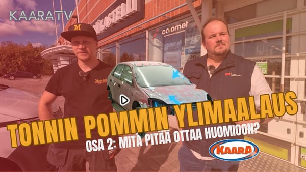 Auton ylimaalaus -sarja, osa 2: Näin teet ammattitason pohjatyöt harrastajabudjetilla