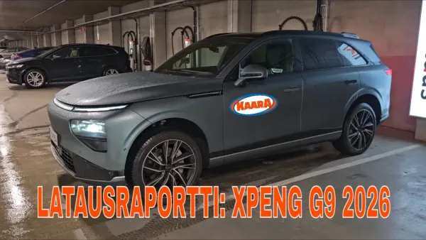Lataustesti: Uudistunut Xpeng G9 ja 800 voltin lupaus – Miten 525 kW:n huipputeho näkyy suomalaisella pikalaturilla?