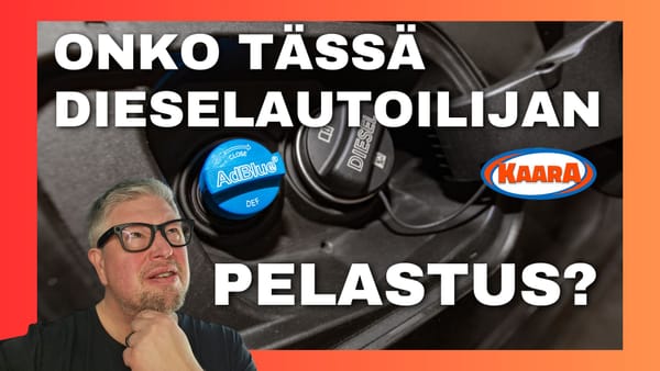 Jäätyykö AdBlue ja huumorintaju? Tässäkö pelastusrengas dieselautoilijalle: Suomalainen Defrosta!?