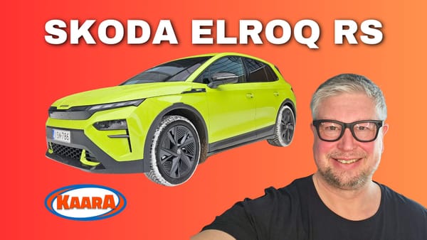 Koeajossa Skoda Elroq RS 2026 – Sähköistä kireyttä ja Simply Clever -arkea