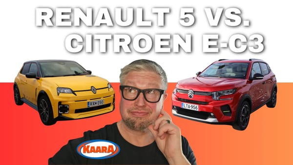 Lämpöpumppu vai halvempi hinta? Renault 5 ja Citroën ë-C3 suorassa vertailussa